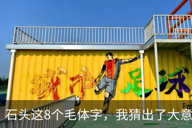石头这8个毛体字，我猜出了大意，却有3个字对不上号！能全部认准的是真高手！同一个偏旁，位置不同，草书写法为什么也不一样？